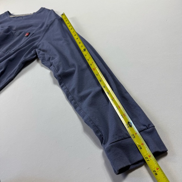 Wrangler Workwear 3XL (54-56) Light Navy Blue Long Sleeve Crewneck Shirt – Logo - Picture 7 of 7